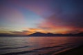 Sub tropical sunrise at the beach in Brasil