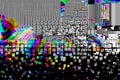 Break, disintegration elements with glitch effect. Retro vintage technology background. Trendy futuristic digital graffiti