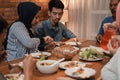 Break fasting or buka puasa on ramadan kareem