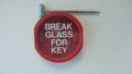 Break glass for key