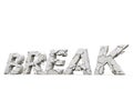 Break - medium fractures all over