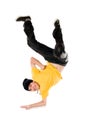 Breakdancer on arm Royalty Free Stock Photo