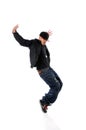 Breakdancer Performing Royalty Free Stock Photo