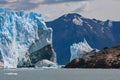 Breakdown of the Perito Moreno Patagonia Argentina glacier