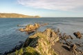 Breaker Bay Rocks, Wellington New Zealand Royalty Free Stock Photo
