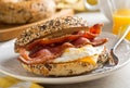 Breakfast Bagel Royalty Free Stock Photo