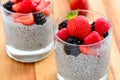 Breakfast berry smoothie