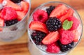 Breakfast berry smoothie