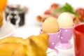 Breakfast bread egg Royalty Free Stock Photo
