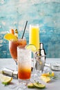 Breakfast or brunch cocktails Royalty Free Stock Photo