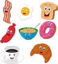 Breakfast cartoon collection