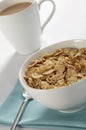 Breakfast cereal and coffee Royalty Free Stock Photo