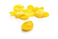 Breakfast cereal corn flakes on white. Cereal Healthy Cornflakes - snack breakfast best with milk. Dieting and detoxication