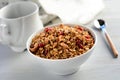 Breakfast cereals: homemade granola