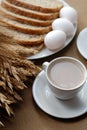 Breakfast with cirn Royalty Free Stock Photo