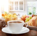 Breakfast with coffee Royalty Free Stock Photo