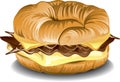 Breakfast Croissant Sandwich