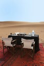 Breakfast in the desert