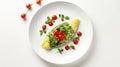 breakfast egg white omlet Royalty Free Stock Photo