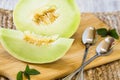 Breakfast Food Honeydew Melon To Eat Royalty Free Stock Photo