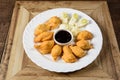 Breakfast fritters Royalty Free Stock Photo