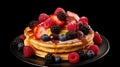 breakfast fruit pancake food