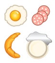 Breakfast icons