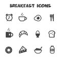 Breakfast icons