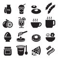 Breakfast icons set1