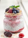 Breakfast Jars Royalty Free Stock Photo