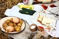 Breakfast like in old times Royalty Free Stock Photo