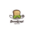 Breakfast logo template