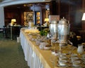 Breakfast in luxury hotel