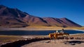 Breakfast at Miscanti Lake, Los Flamencos National Reserve, Chile