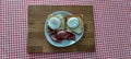 Breakfast on a plate Royalty Free Stock Photo