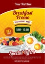 Breakfast promotional poster