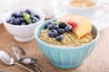 Breakfast quinoa porridge with fresh fruits Royalty Free Stock Photo