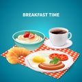 Breakfast Realistic Background