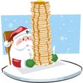 Breakfast with Santa Claus Royalty Free Stock Photo