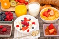 Breakfast Served in the morning Royalty Free Stock Photo