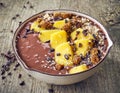 Breakfast smoothie bowl Royalty Free Stock Photo