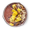 Breakfast smoothie bowl Royalty Free Stock Photo