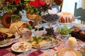 Inviting breakfast spread for hungry travelers, Blueberry Brooke B&B, Deansboro, New York, 2019