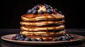 breakfast stack pancake food