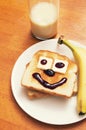 Breakfast Toast Smile