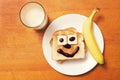 Breakfast Toast Smile