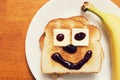 Breakfast Toast Smile