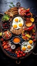 Breakfast tray, life style Authentic living