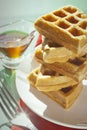 Breakfast waffles