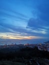 Breaking dawn, Botak Hill Penang Royalty Free Stock Photo